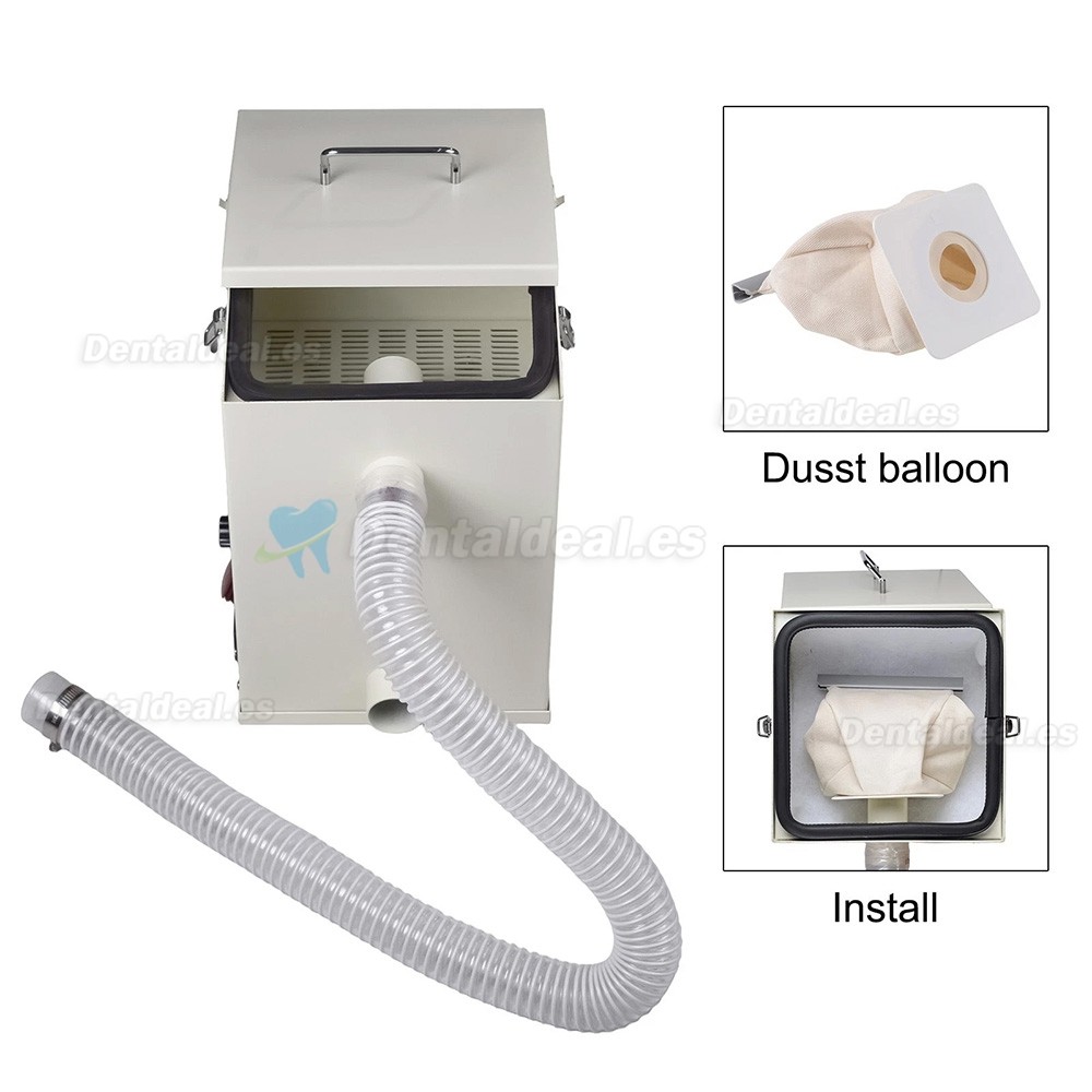 RZ-XC Colector de Polvo Dental 1000W Sistema de Aspiraci&oacute;n Laboratorio